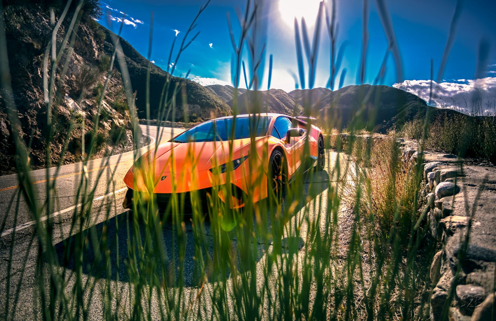 Sunrise with a Lamborghini.... - Lamborghini Huracan Performante  #Printed #Canvas #CarPhotography 